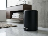 Selby 5L Pedal Bin Schwarz