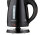 Emberton Cambourne Plus Bamboo Welcome Tray Set with Drawer & 0.8L Hotel Kettle Black