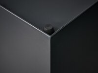 Hotel Recycling Bin Sheffield Black Steel