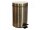 Round Pedal Bin bronze 3 l