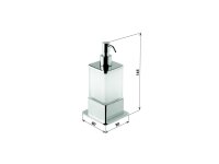 Freistehender Seifenspender 200 ml Square