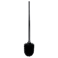 Spare WC Brush with Handle black