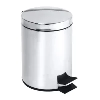 Pedal Waste Bin with Lid 40 l - polished
