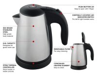 Eco-friendly Hotel Kettle CORBY Kensington 0,6 l