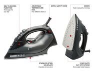 Corby OXFORD PREMIUM Ironing Station with Steam 2000W Iron grey
