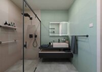 Double-Sided Cosmetic Mirror – Ø 20 cm, Chrome Finish