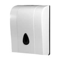 Handtuchspender Kunststoff weiß 380 mm Wandspender...