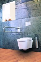 Universal Handlauf Dusche Bad WC, Haltegriff für Eckdusche, Edelstahl