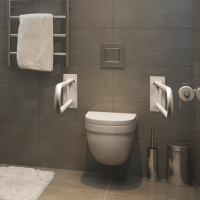 Folding Grab Bar white