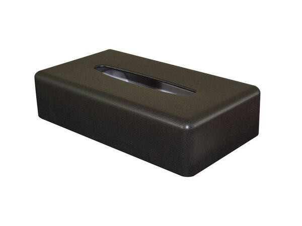 Corby Rectangular Tissue Box Cover black