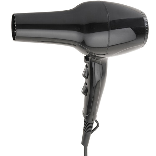 Hotel Haartrockner ohne Wandhalterung, gerades Kabel, schwarz, 1800W