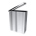 Wall-mounted Waste Bin 25 l with Hinged Frame - polished