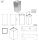Square Hanging Waste Bin 75 L - brushed