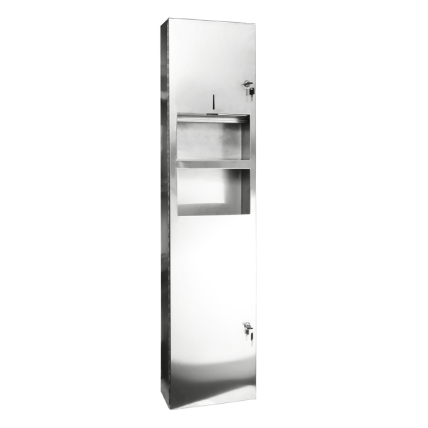 Hand Towel Dispenser with Waste bin 2 in 1