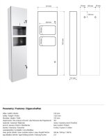 Hand Towel Dispenser with Waste bin 2 in 1