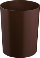 Waste Paper Bin, 13 L, brown, with aluminum insert and...