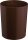 Waste Paper Bin, 13 L, brown, with aluminum insert and TÜV certificate