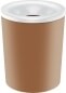 Security Waste Paper Bin, 13 L, gold, with aluminum insert and extinguishing head