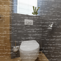 Toilet Paper Holder without Cover Left Modern