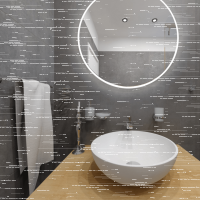 Grab Bar 600 mm, Ø 25 mm Modern