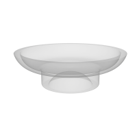 Seifenhalter mit Glasseifenschale Bianco