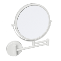 Double Sided Cosmetic Mirror Ø20 cm white