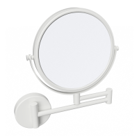 Double Sided Cosmetic Mirror Ø20 cm white
