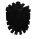 Toilet Brush Holder Nero with black brush