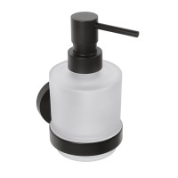Wall Mounted Soap Dispenser 200 ml with Pump Nero