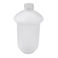 Glas Seifenspender 200 ml Oval