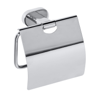 Toilet Paper Holder with Cover Oval