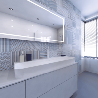 WC Bürstengarnitur freistehend in schwarz, Multicolore