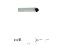 Wall-Mounted Door Stopper, Stainless Steel, Matt Finish