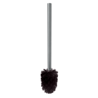 Toilet Brush Holder white brush Satin