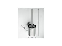 Wand-Toilettenbürstengarnitur, matt Satin