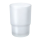 Toothbrush Holder with Frosted Glass Cup Satin