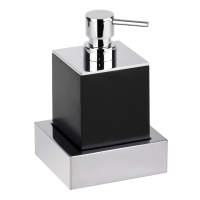 Wall Mounted Soap Dispenser with Pump 200 ml black Primo