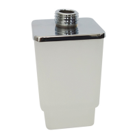 Wall Mounted Soap Dispenser 200 ml with Pump Square