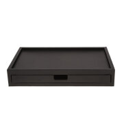 JVD Charme Drawer Tray with Envoye 0.6 L Black Kettle