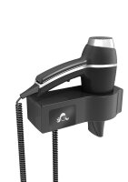 Hotel Hair Dryer with Base black