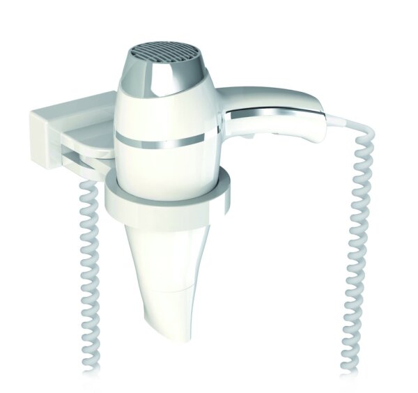 Hotel Hair Dryer 1875W with Holder and LighTouch® Handle white