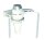 Hotel Hair Dryer 1875W with Holder and LighTouch® Handle white