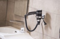 Wall-Mounted Hair Dryer Holder ⌀ 68 with Anti-theft Solution