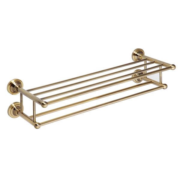 Double Towel Rack Vintage Bronze