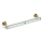 Glass Shelf with Rail 600 mm Vintage Bronze