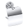 Toilet Paper Holder with Cover Vintage Chrom