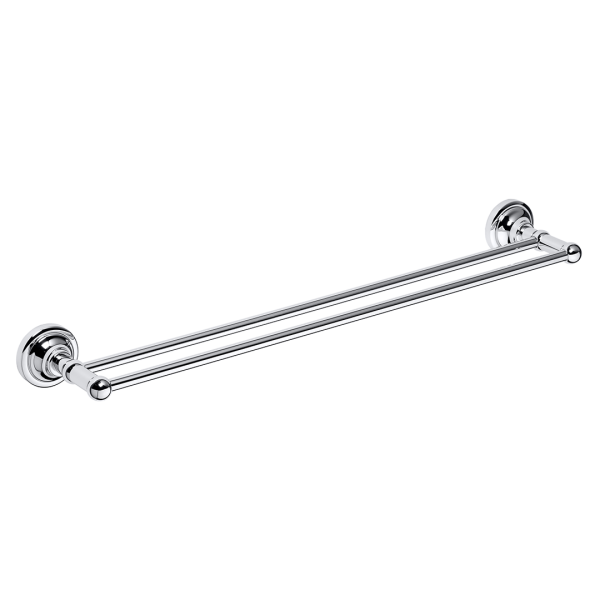 Double Towel Holder Vintage Chrom