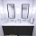 Towel Shelf with Rail Vintage Chrom