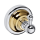 Single Hook Vintage Chrome and Gold
