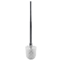 Wall Mounted Toilet Brush Holder Vintage Chrome and Gold